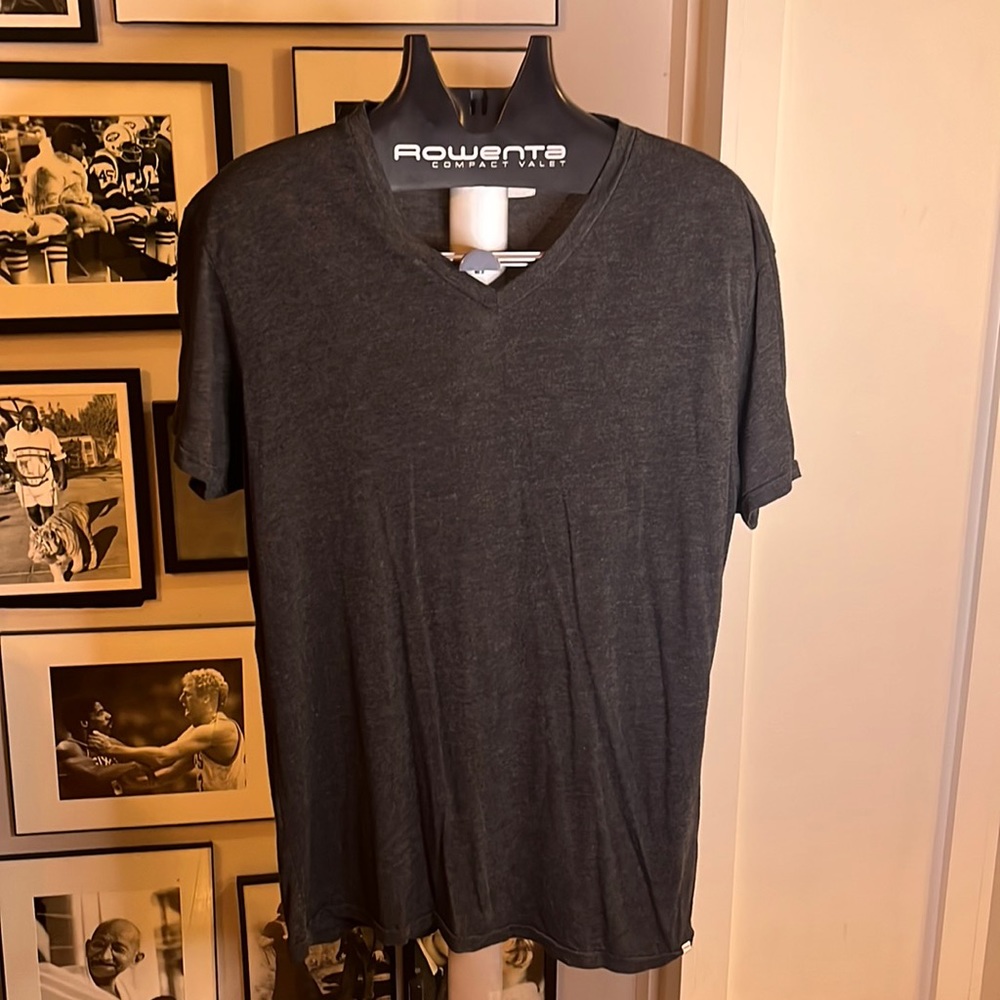Sol Angeles V-Neck T Shirt - XL - Charcoal - Super Soft